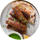 Chicken Mughlai Kabab With Rotti