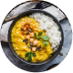 Daal Mongi Masoor Rice With Achar
