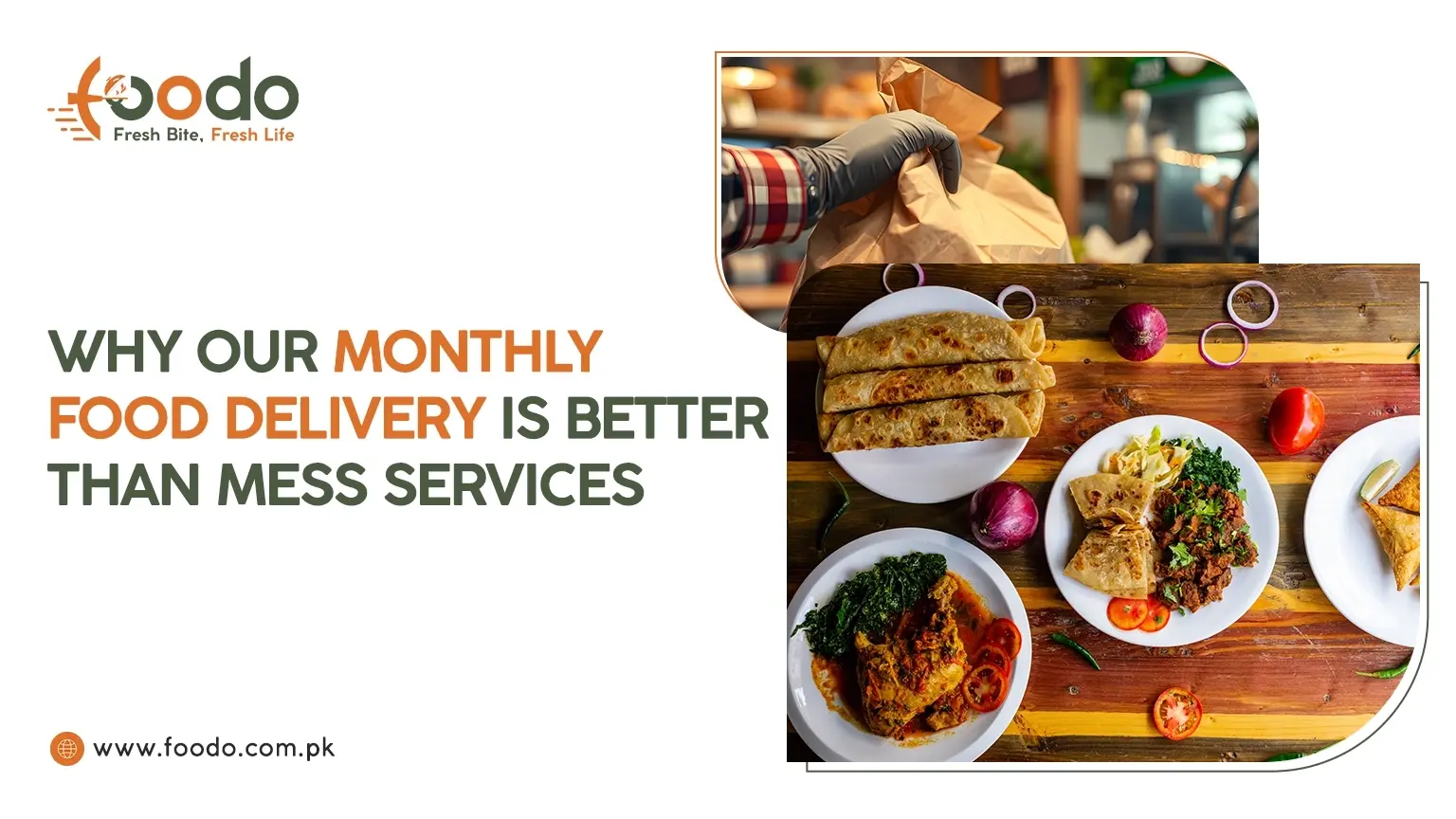 Healthy monthly food delivery subscription in Lahore for students and professionals by Foodo.